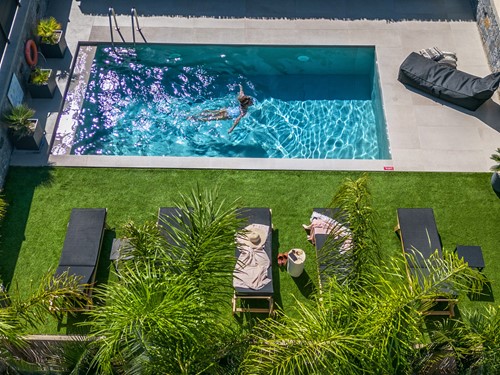 heated pool
